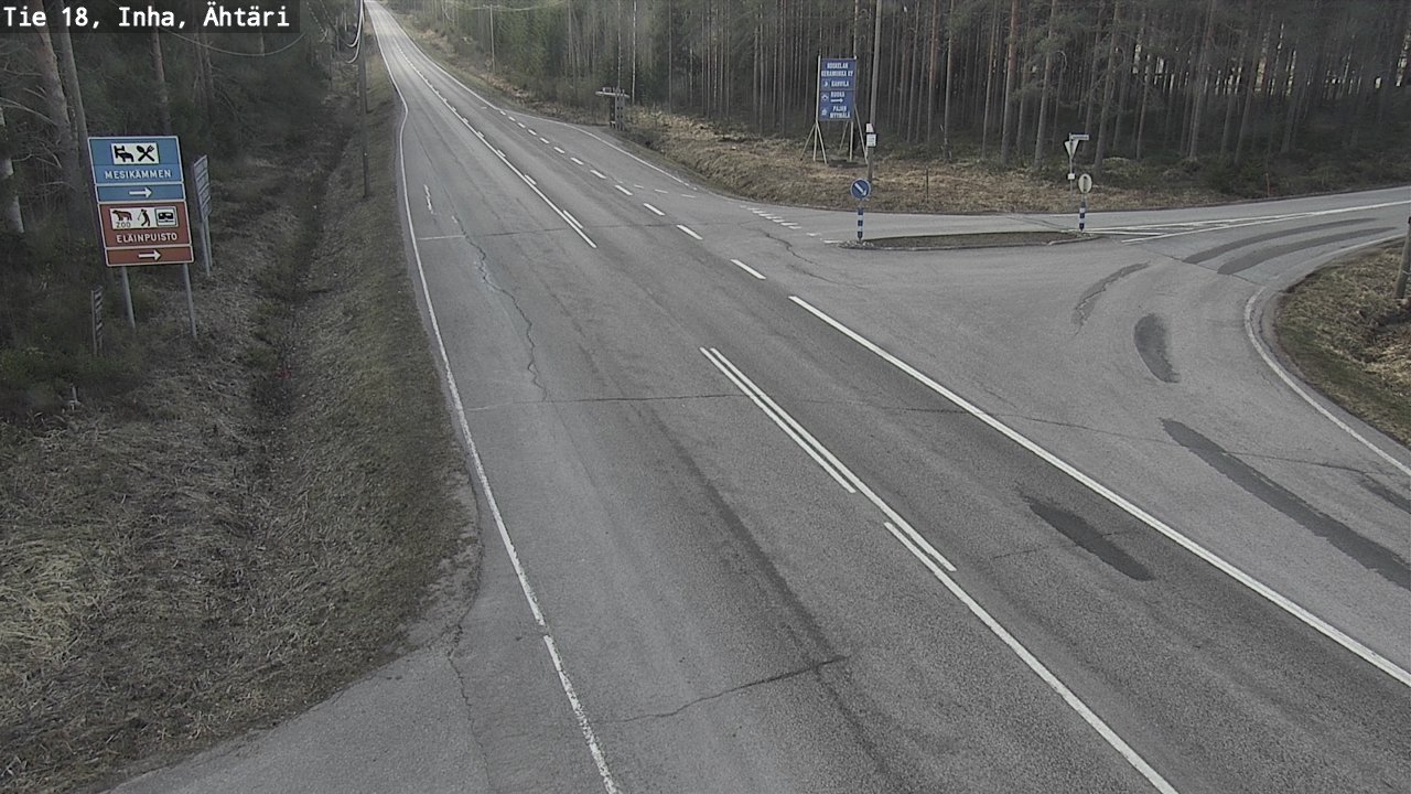 Weather Camera Image Road 18 ÄhtäriInha, Ähtäri, Etelä-Pohjanmaa