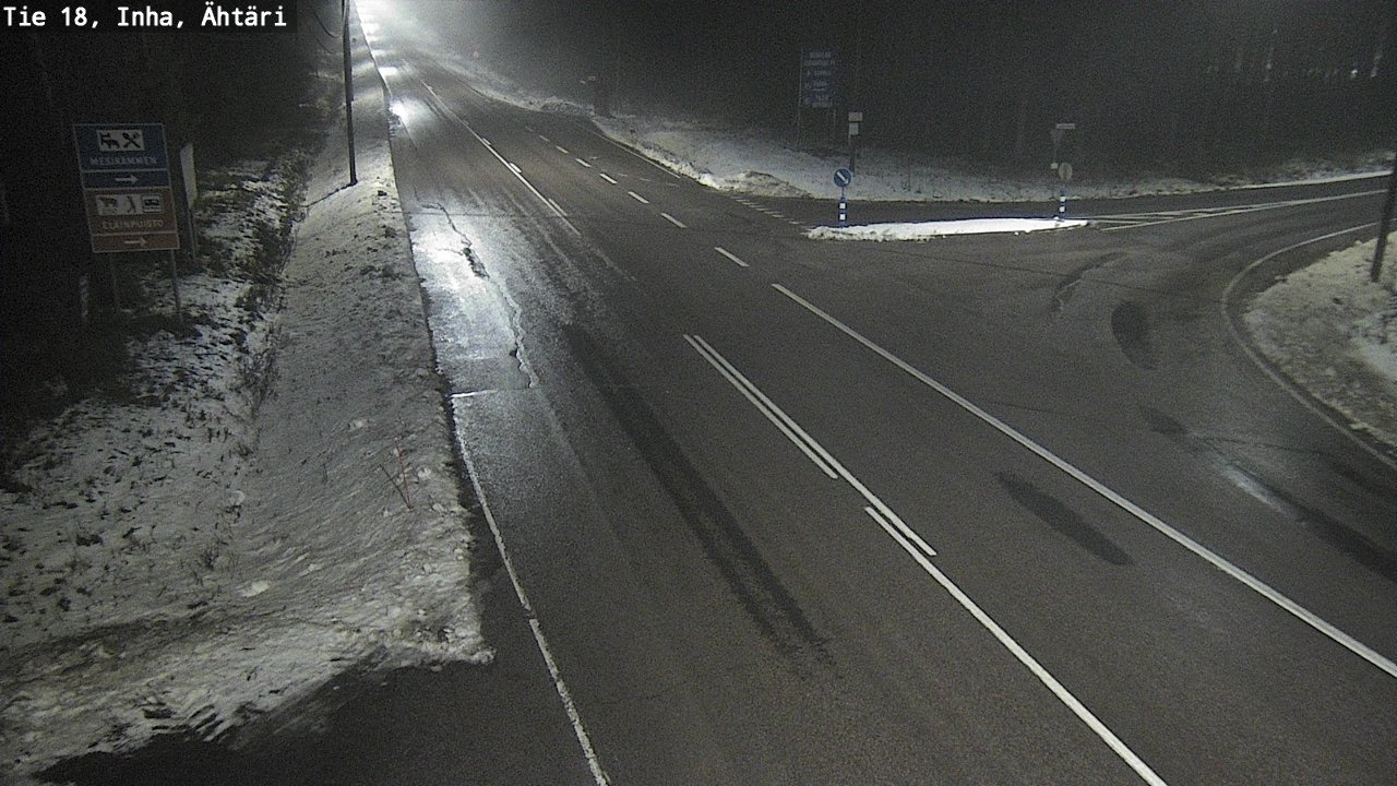 Weather Camera Image Road 18 ÄhtäriInha, Ähtäri, Etelä-Pohjanmaa