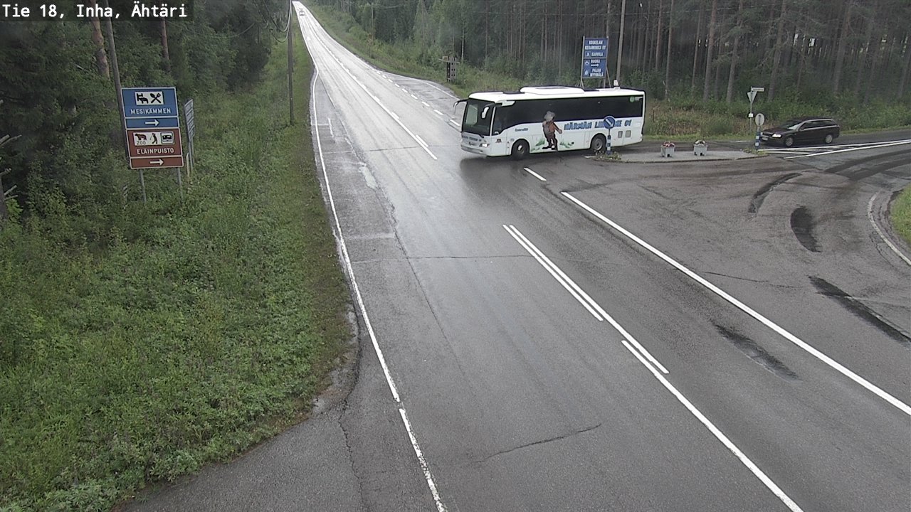 Weather Camera Image Väg 18 Etseri, Inha, Ähtäri, Etelä-Pohjanmaa