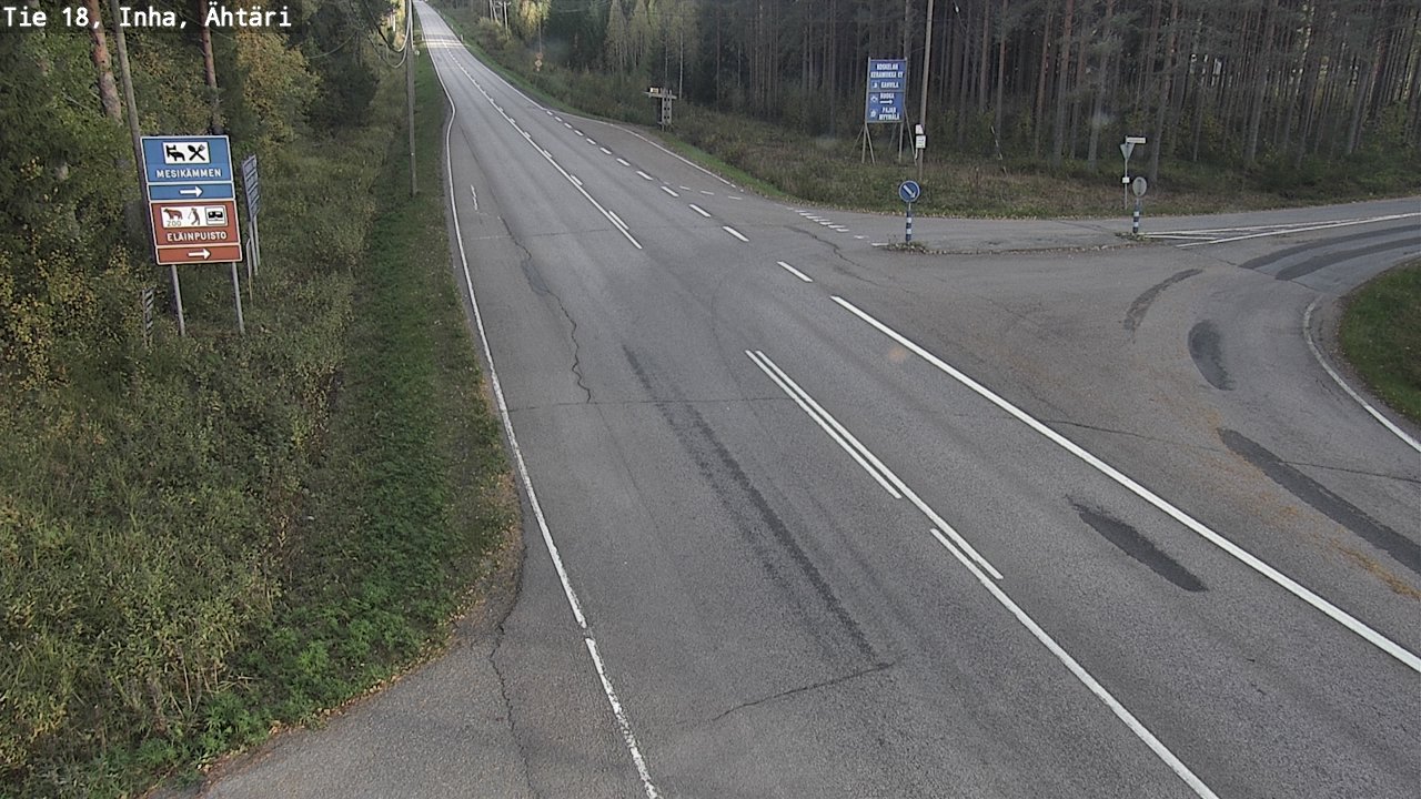 Weather Camera Image Road 18 ÄhtäriInha, Ähtäri, Etelä-Pohjanmaa