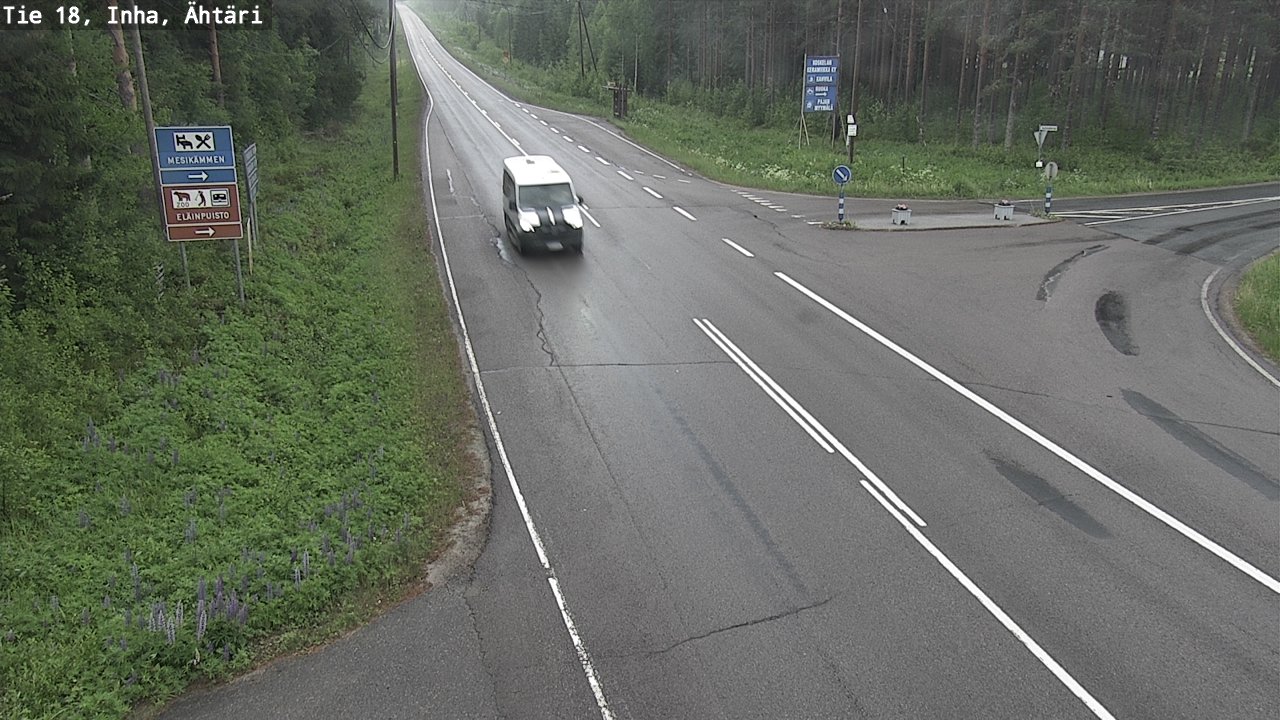 Weather Camera Image Road 18 ÄhtäriInha, Ähtäri, Etelä-Pohjanmaa