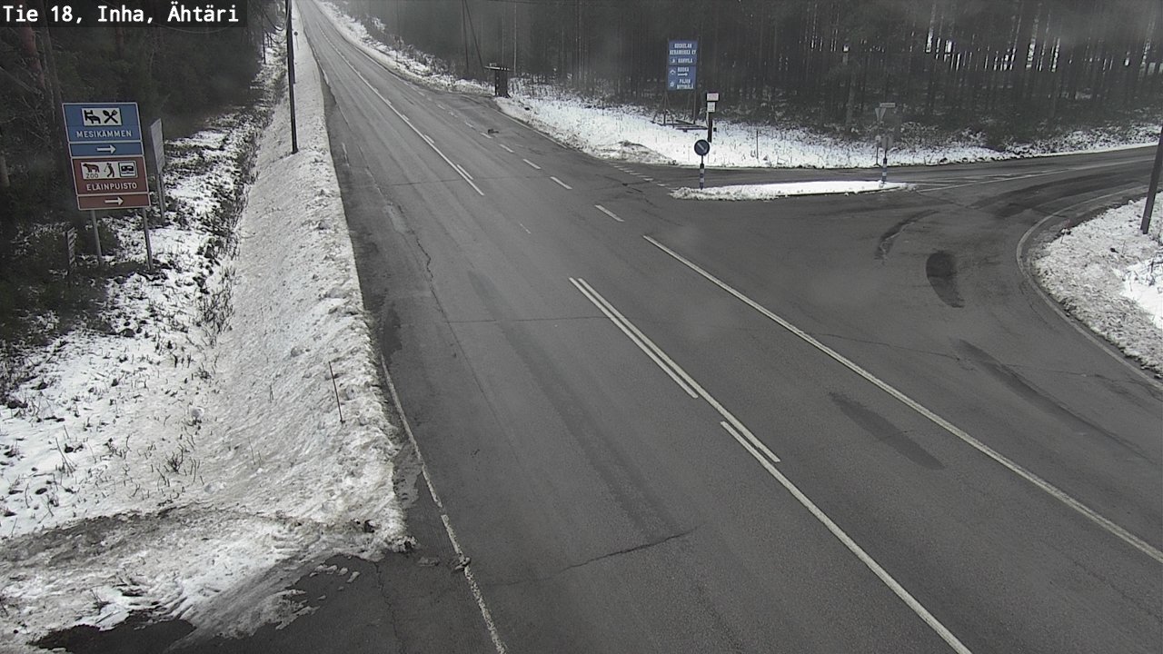 Weather Camera Image Road 18 ÄhtäriInha, Ähtäri, Etelä-Pohjanmaa
