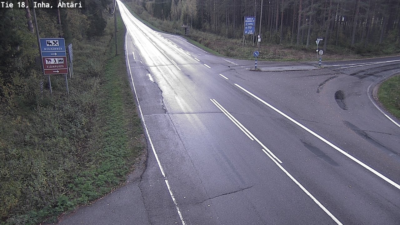 Weather Camera Image Väg 18 Etseri, Inha, Ähtäri, Etelä-Pohjanmaa