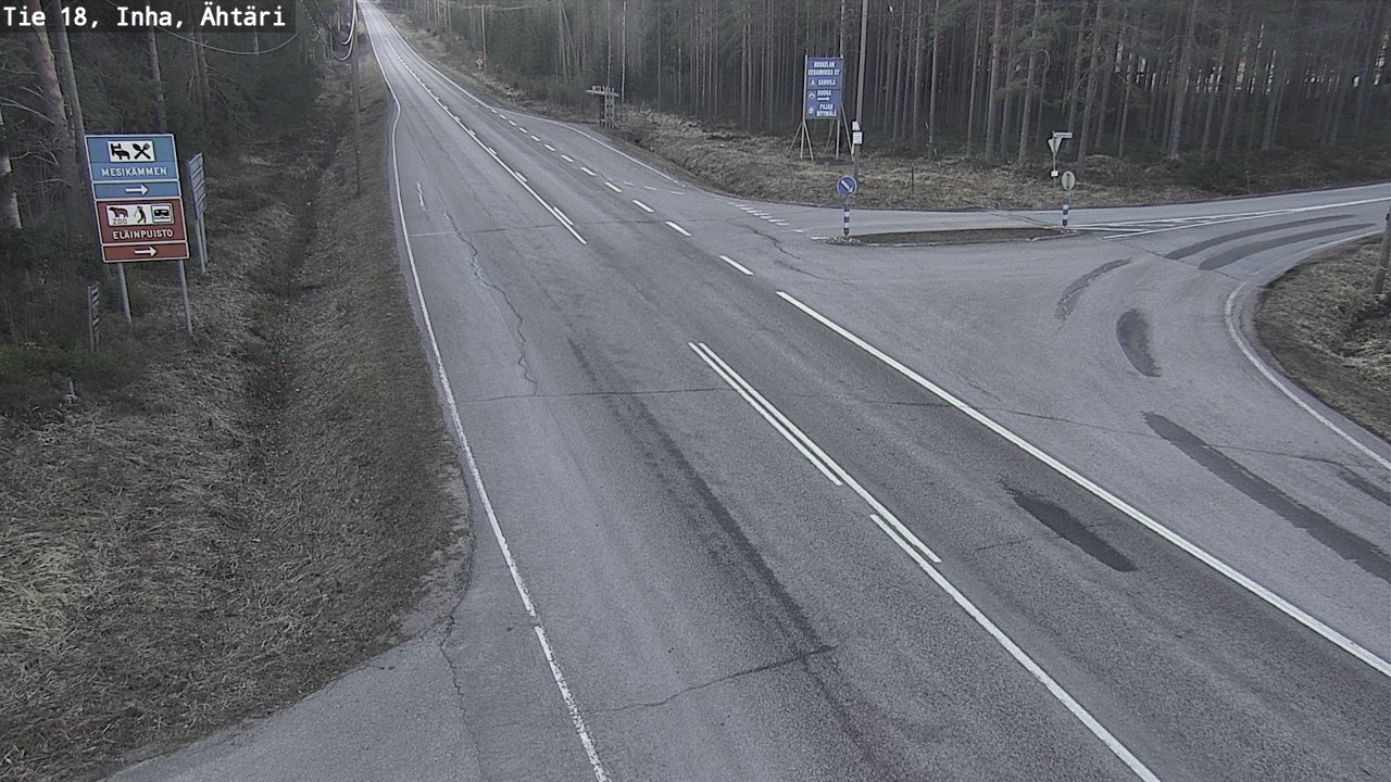 Weather Camera Image Road 18 ÄhtäriInha, Ähtäri, Etelä-Pohjanmaa