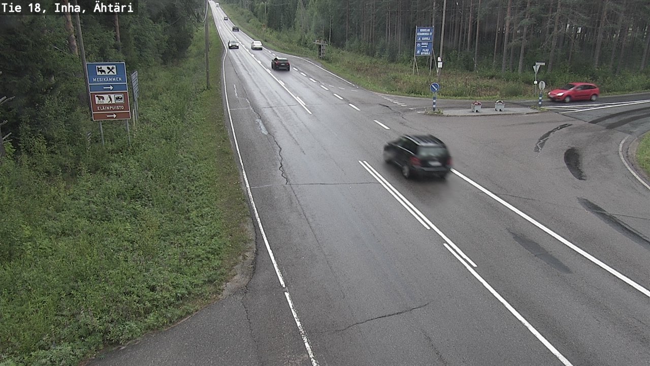 Weather Camera Image Väg 18 Etseri, Inha, Ähtäri, Etelä-Pohjanmaa