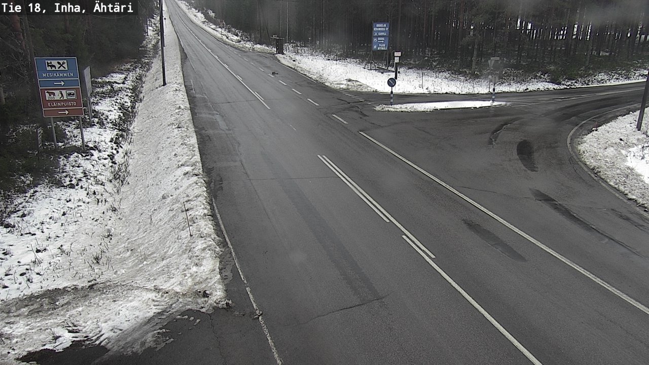 Weather Camera Image Road 18 ÄhtäriInha, Ähtäri, Etelä-Pohjanmaa