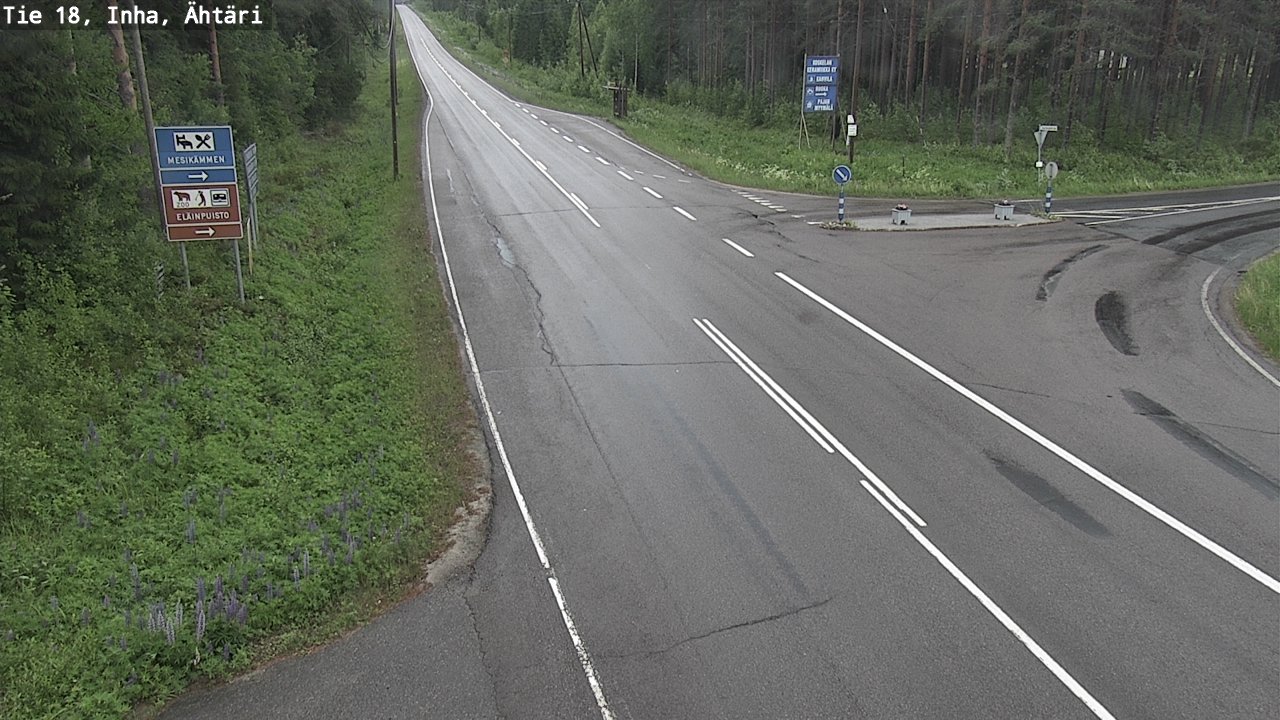 Weather Camera Image Road 18 ÄhtäriInha, Ähtäri, Etelä-Pohjanmaa