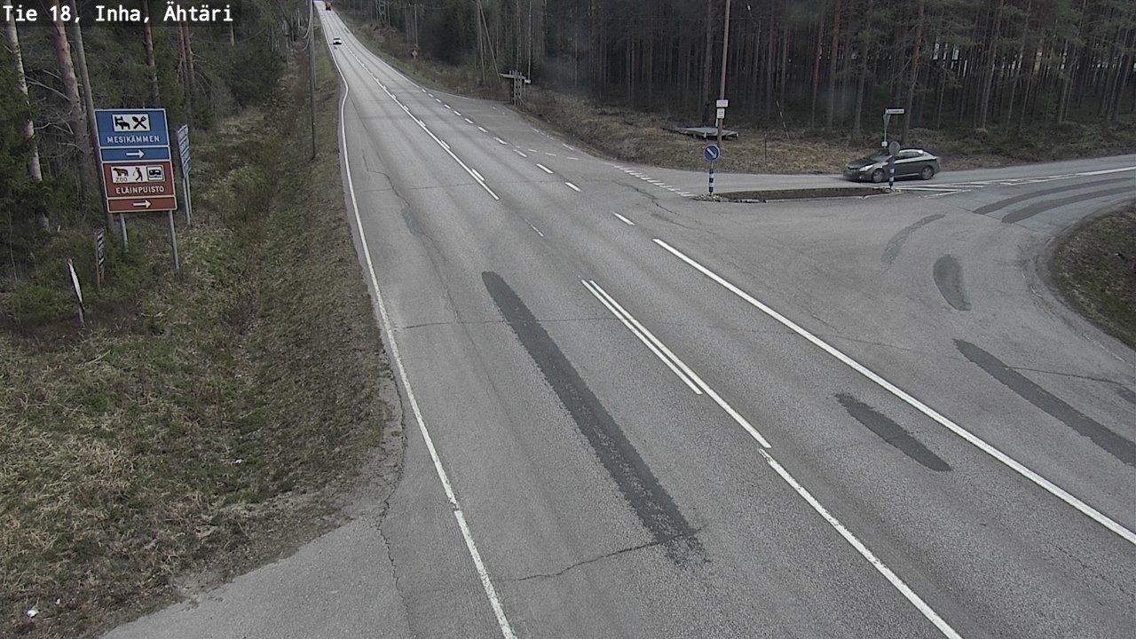 Weather Camera Image Väg 18 Etseri, Inha, Ähtäri, Etelä-Pohjanmaa