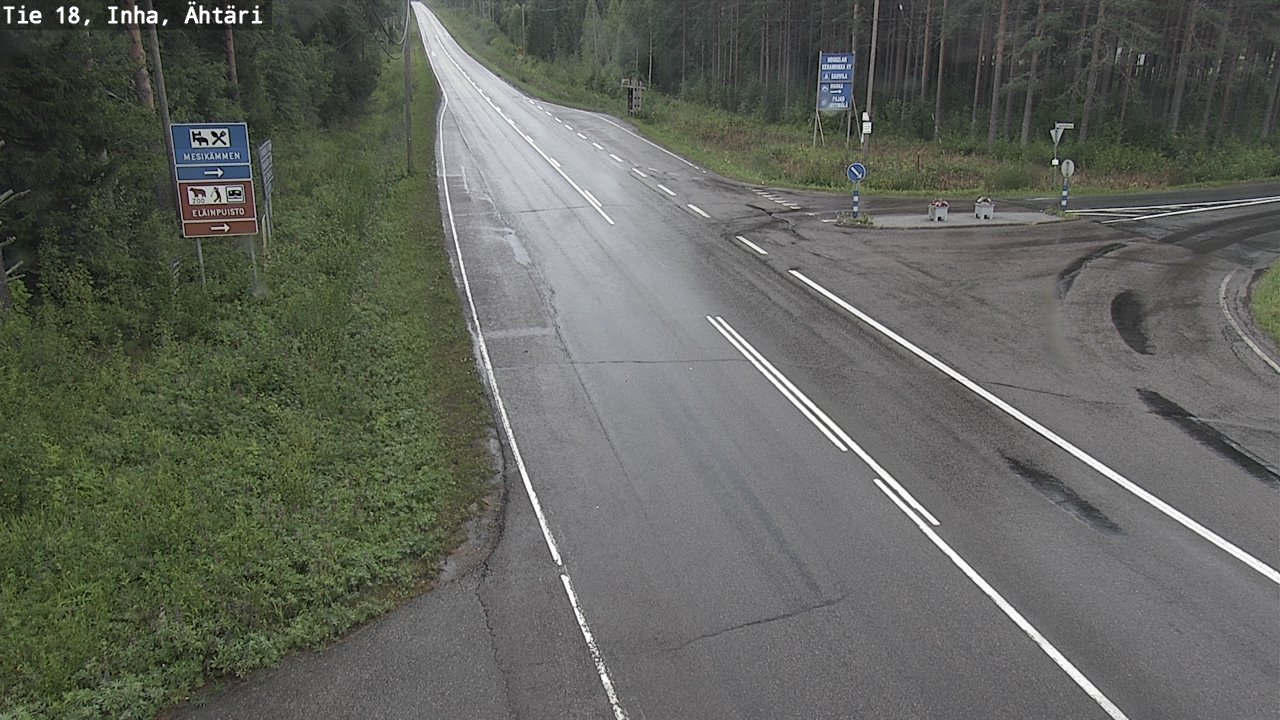 Weather Camera Image Väg 18 Etseri, Inha, Ähtäri, Etelä-Pohjanmaa