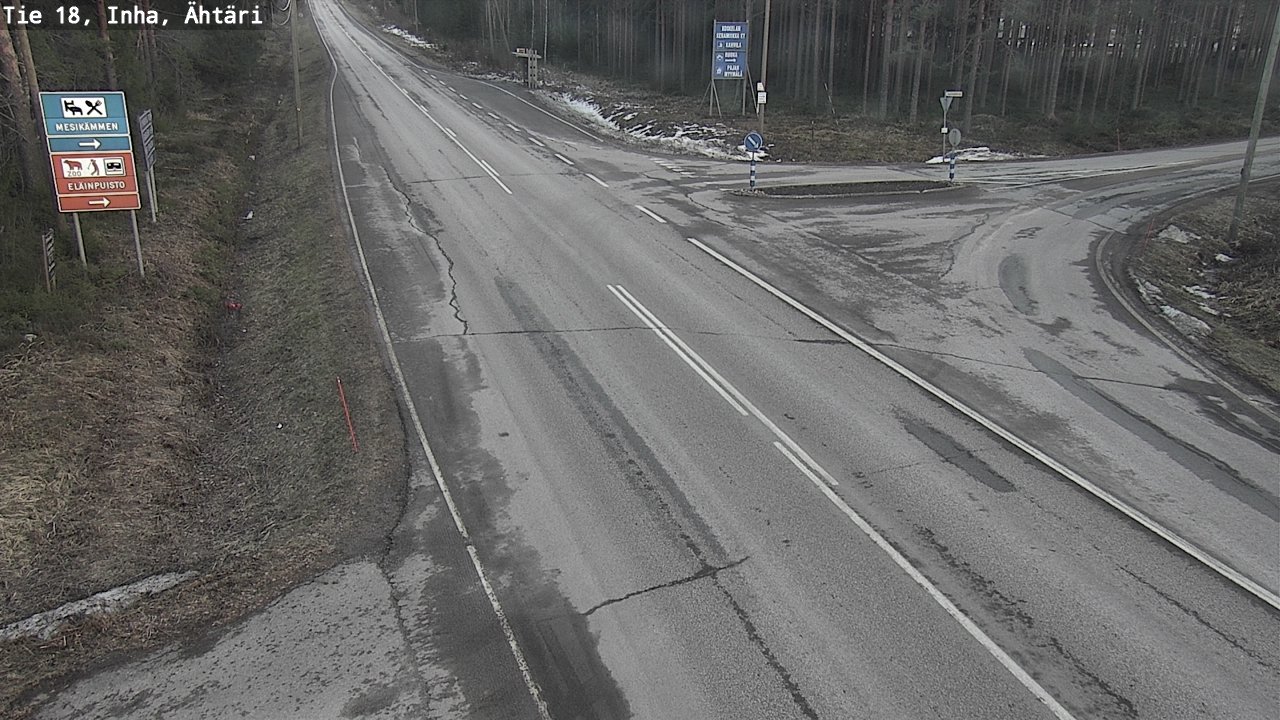Weather Camera Image Väg 18 Etseri, Inha, Ähtäri, Etelä-Pohjanmaa