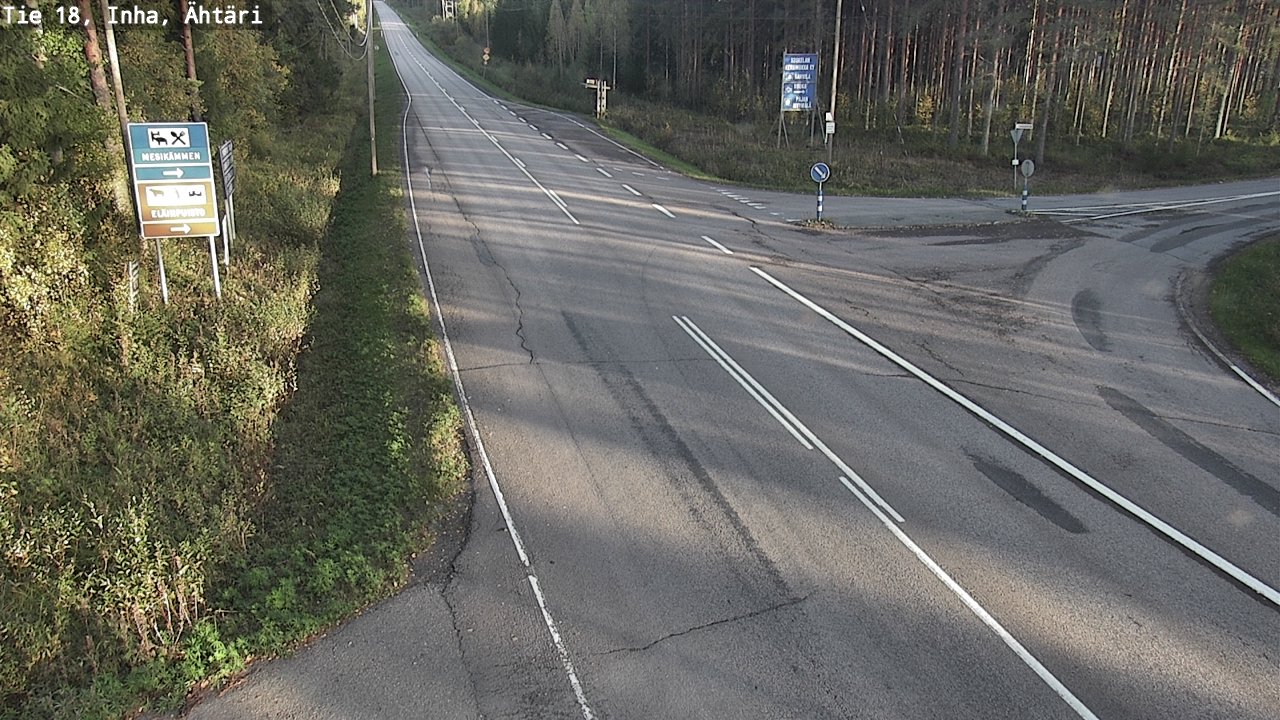 Weather Camera Image Väg 18 Etseri, Inha, Ähtäri, Etelä-Pohjanmaa
