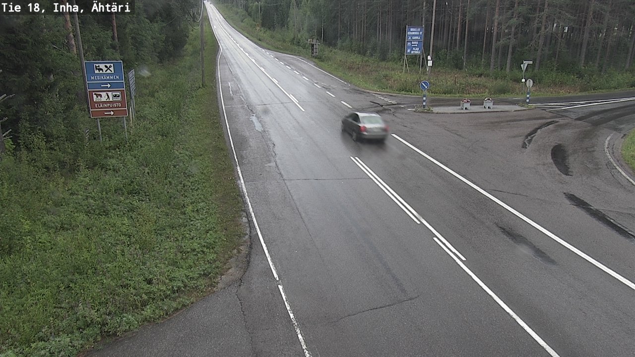 Weather Camera Image Väg 18 Etseri, Inha, Ähtäri, Etelä-Pohjanmaa