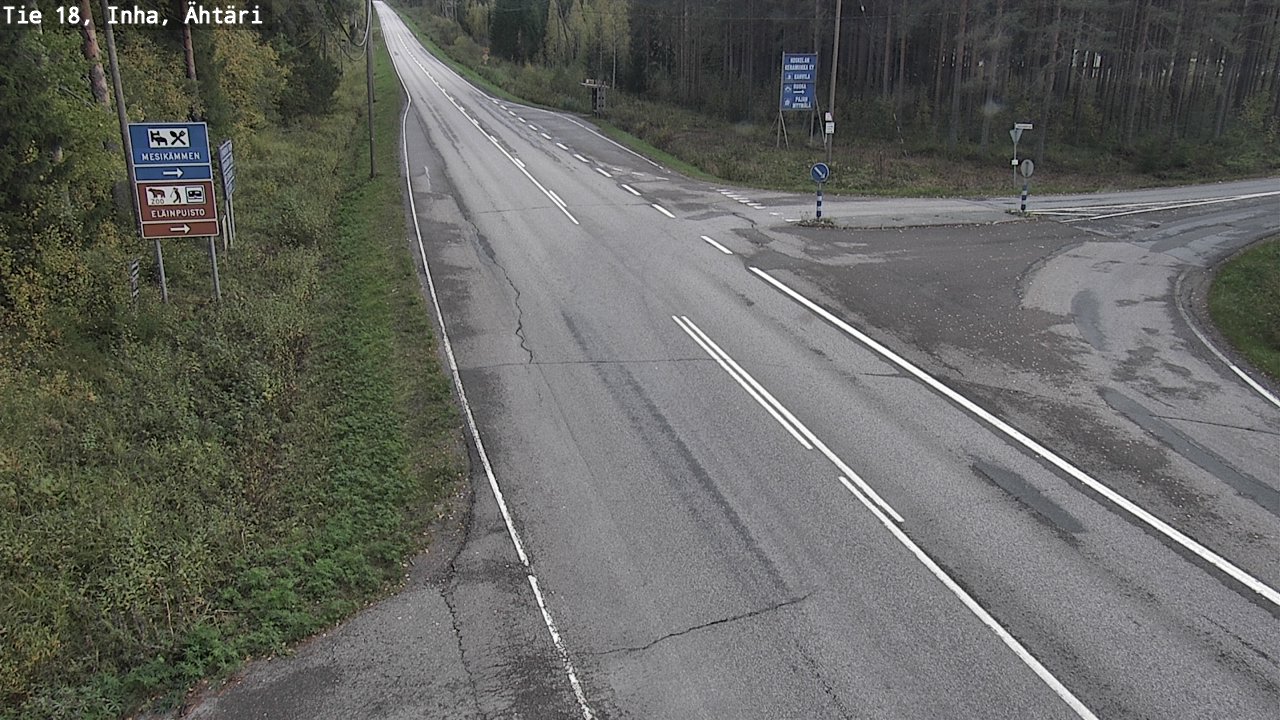 Weather Camera Image Väg 18 Etseri, Inha, Ähtäri, Etelä-Pohjanmaa