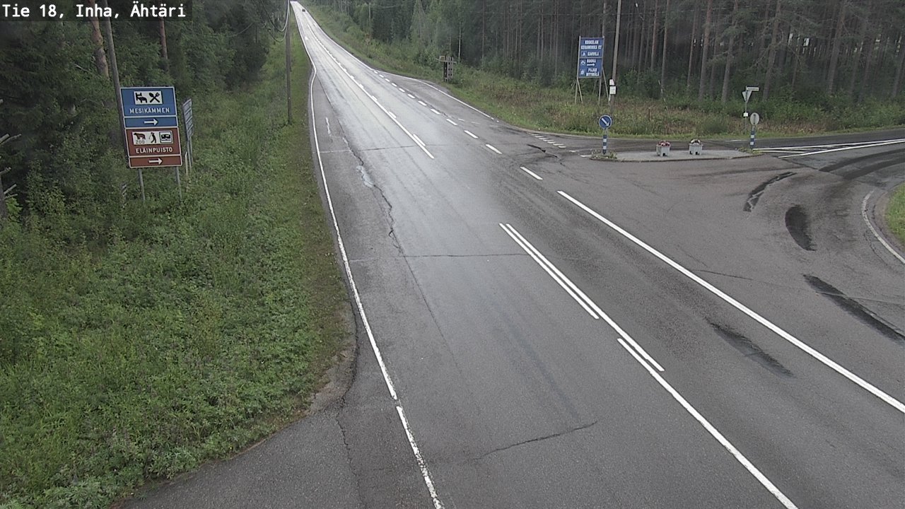 Weather Camera Image Väg 18 Etseri, Inha, Ähtäri, Etelä-Pohjanmaa