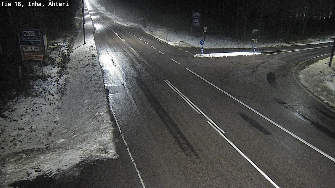 Weather Camera Image Road 18 ÄhtäriInha, Ähtäri, Etelä-Pohjanmaa