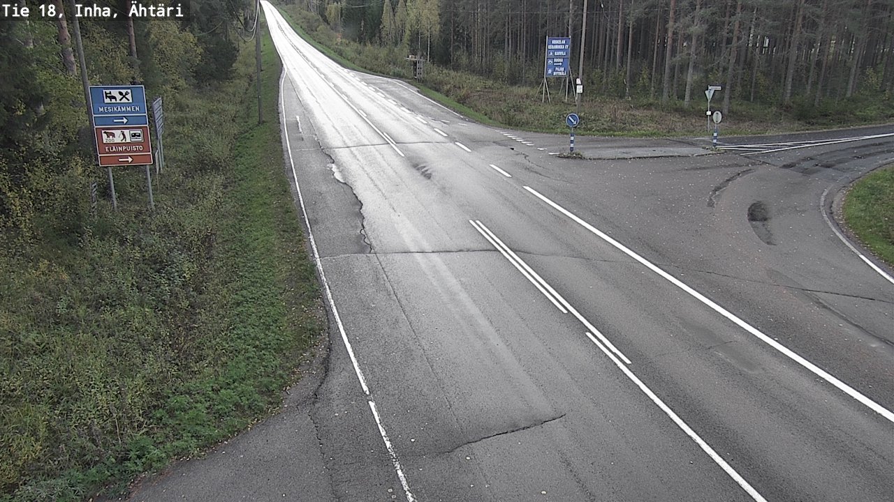 Weather Camera Image Väg 18 Etseri, Inha, Ähtäri, Etelä-Pohjanmaa