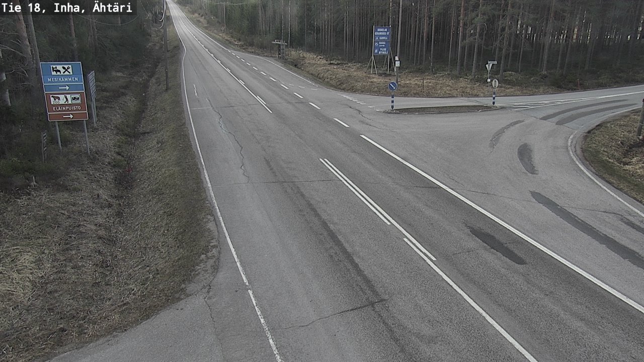 Weather Camera Image Road 18 ÄhtäriInha, Ähtäri, Etelä-Pohjanmaa