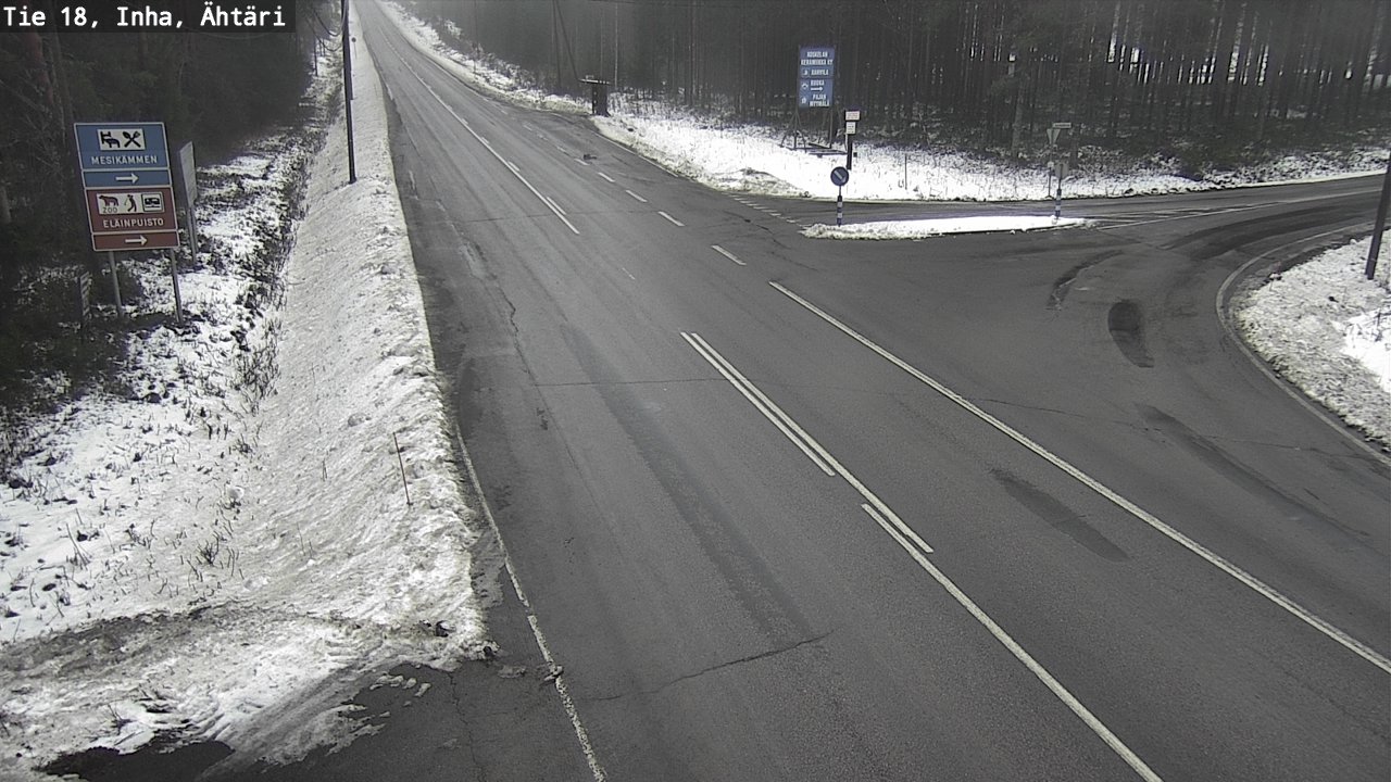 Weather Camera Image Road 18 ÄhtäriInha, Ähtäri, Etelä-Pohjanmaa