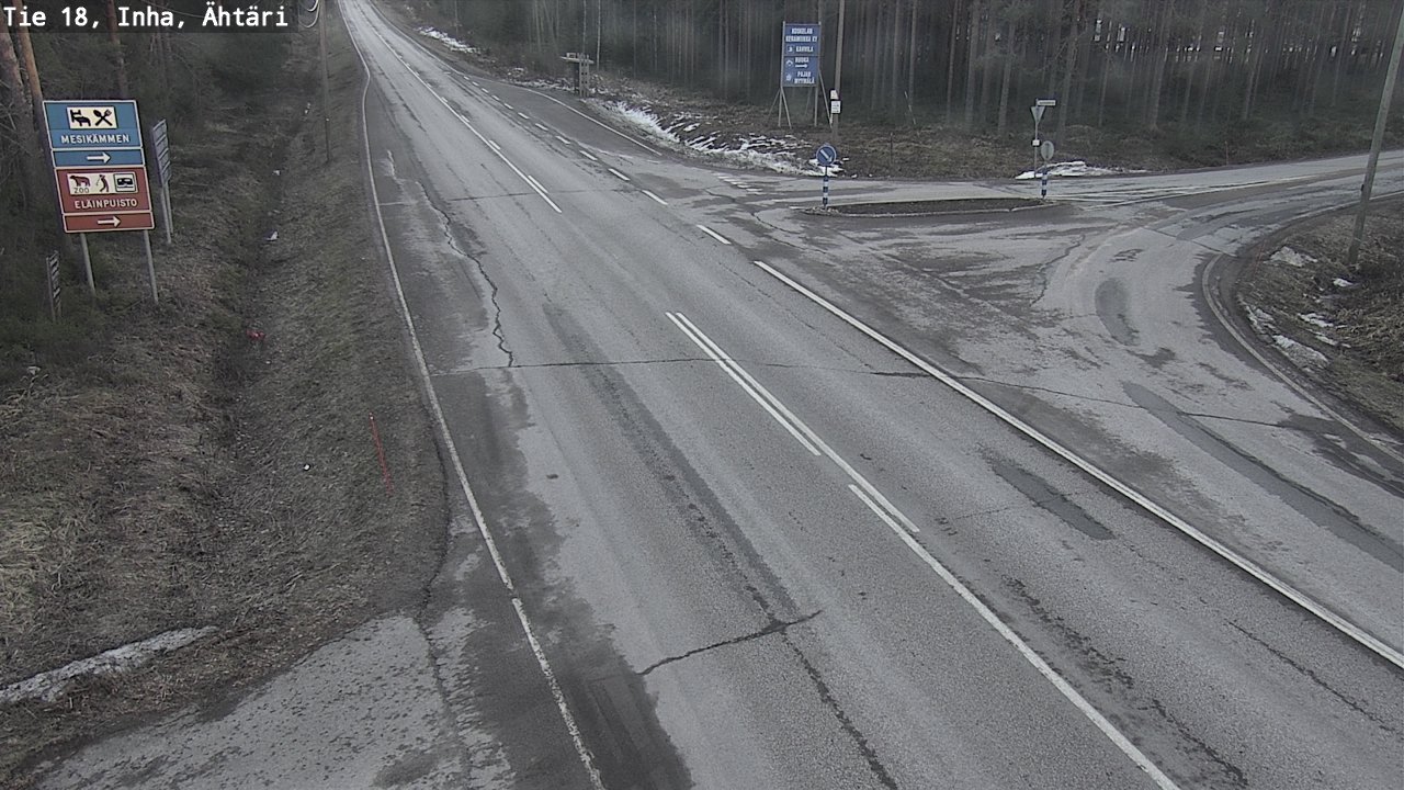 Weather Camera Image Väg 18 Etseri, Inha, Ähtäri, Etelä-Pohjanmaa