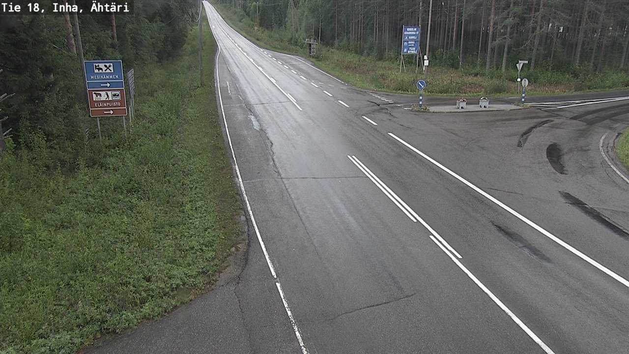 Weather Camera Image Väg 18 Etseri, Inha, Ähtäri, Etelä-Pohjanmaa