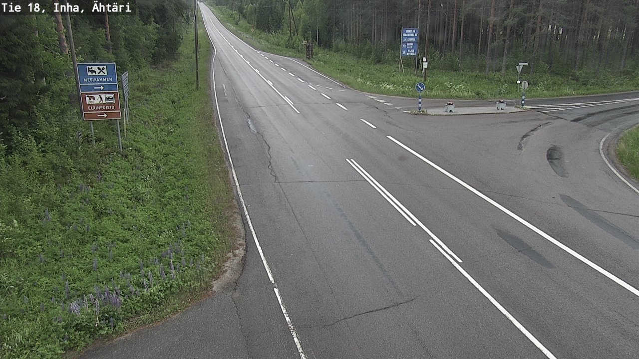 Weather Camera Image Road 18 ÄhtäriInha, Ähtäri, Etelä-Pohjanmaa