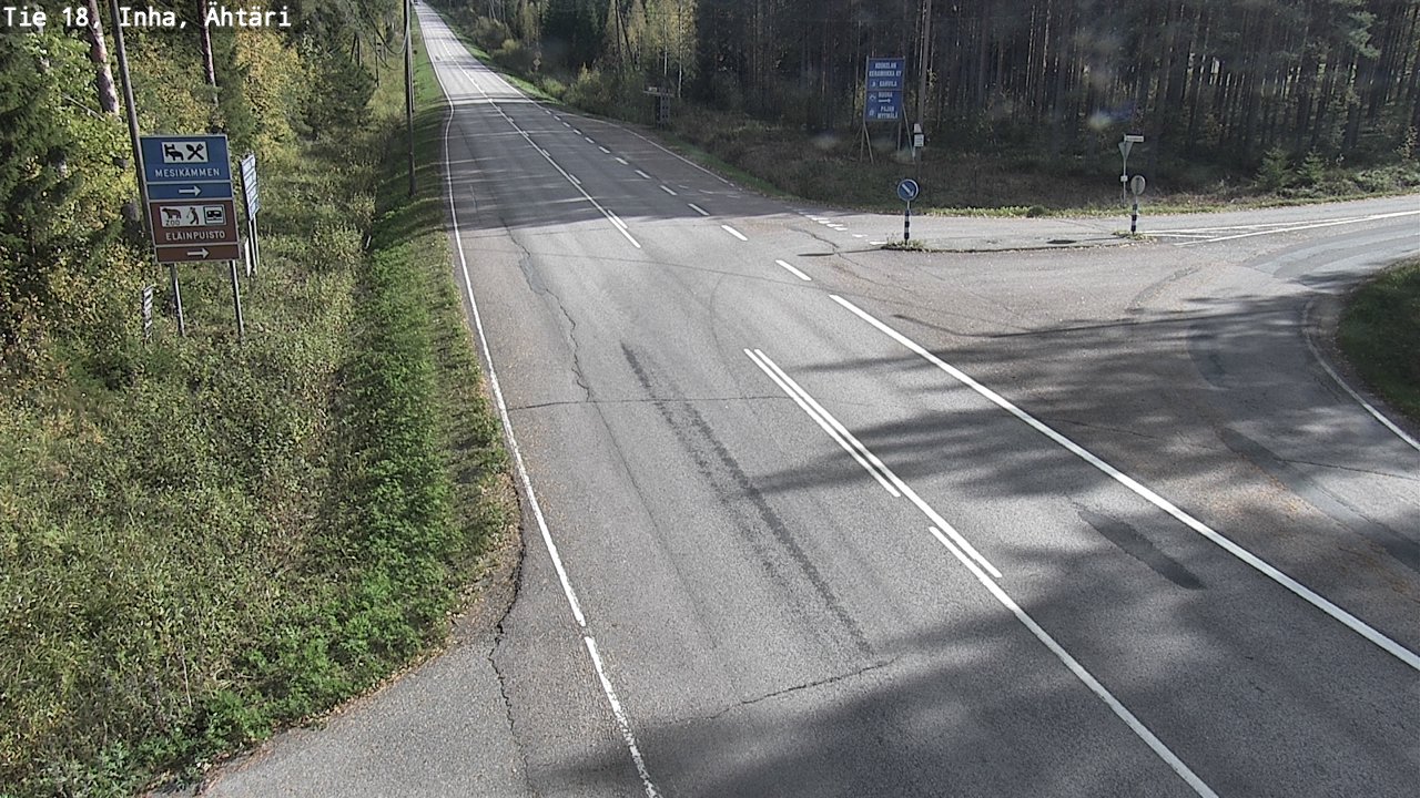 Weather Camera Image Road 18 ÄhtäriInha, Ähtäri, Etelä-Pohjanmaa
