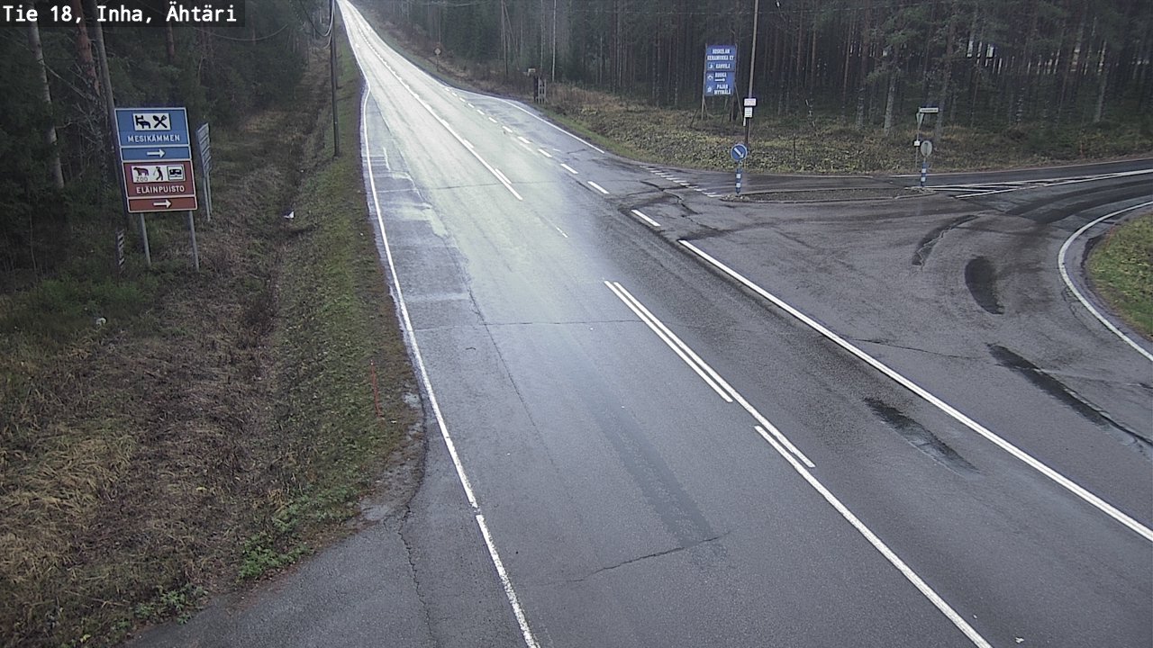Weather Camera Image Road 18 ÄhtäriInha, Ähtäri, Etelä-Pohjanmaa
