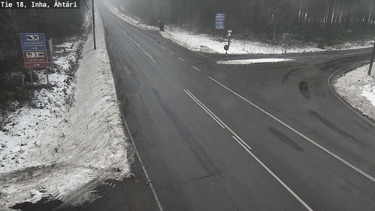 Weather Camera Image Road 18 ÄhtäriInha, Ähtäri, Etelä-Pohjanmaa
