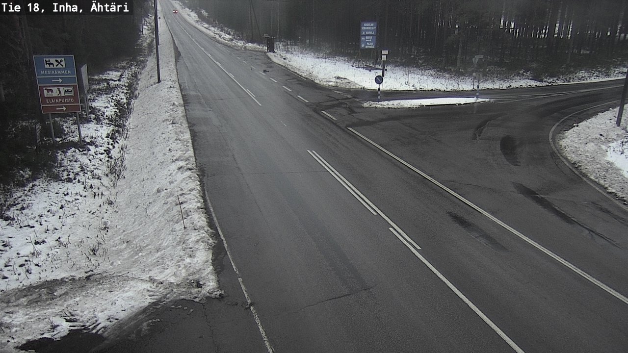Weather Camera Image Road 18 ÄhtäriInha, Ähtäri, Etelä-Pohjanmaa