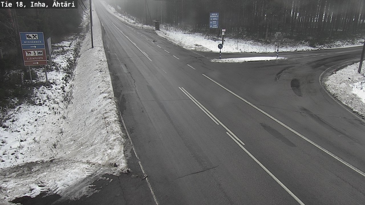 Weather Camera Image Road 18 ÄhtäriInha, Ähtäri, Etelä-Pohjanmaa