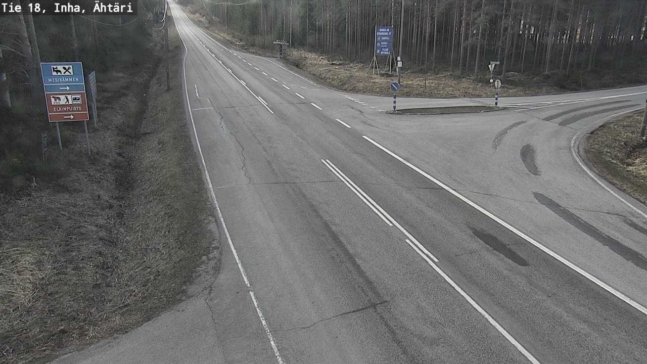 Weather Camera Image Road 18 ÄhtäriInha, Ähtäri, Etelä-Pohjanmaa