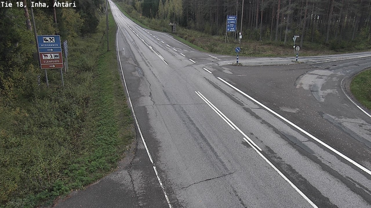 Weather Camera Image Väg 18 Etseri, Inha, Ähtäri, Etelä-Pohjanmaa