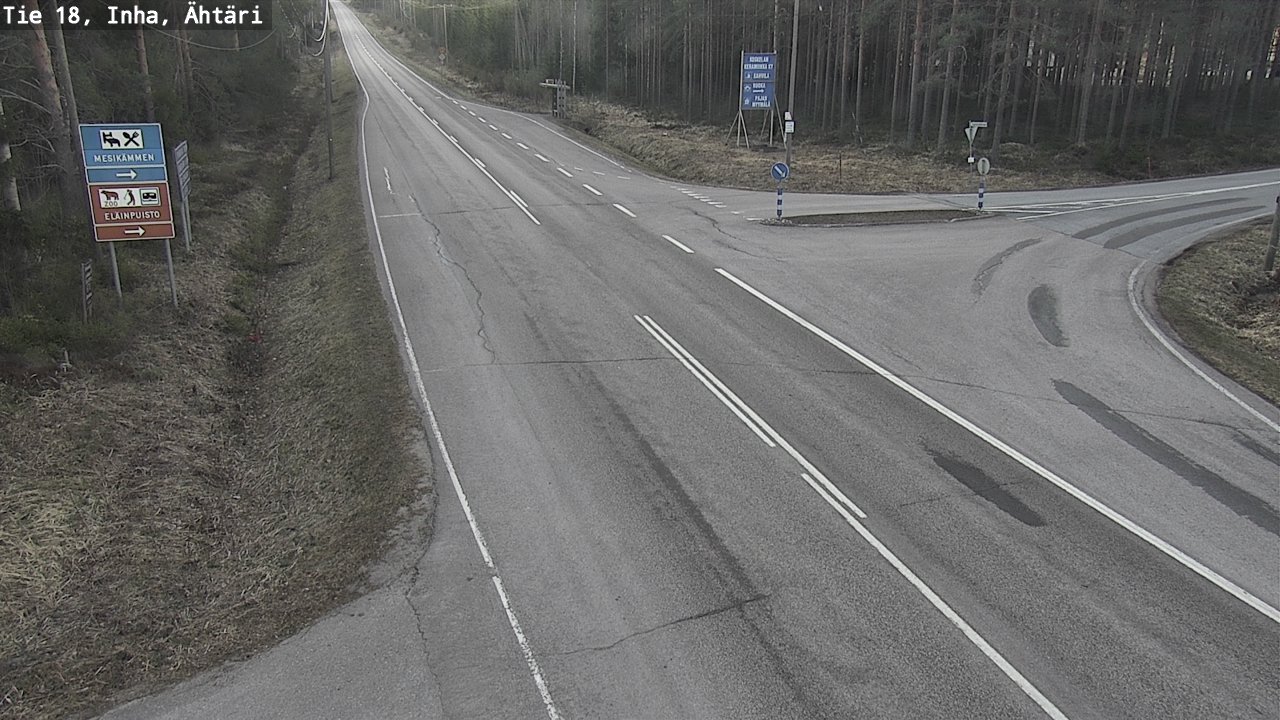 Weather Camera Image Road 18 ÄhtäriInha, Ähtäri, Etelä-Pohjanmaa