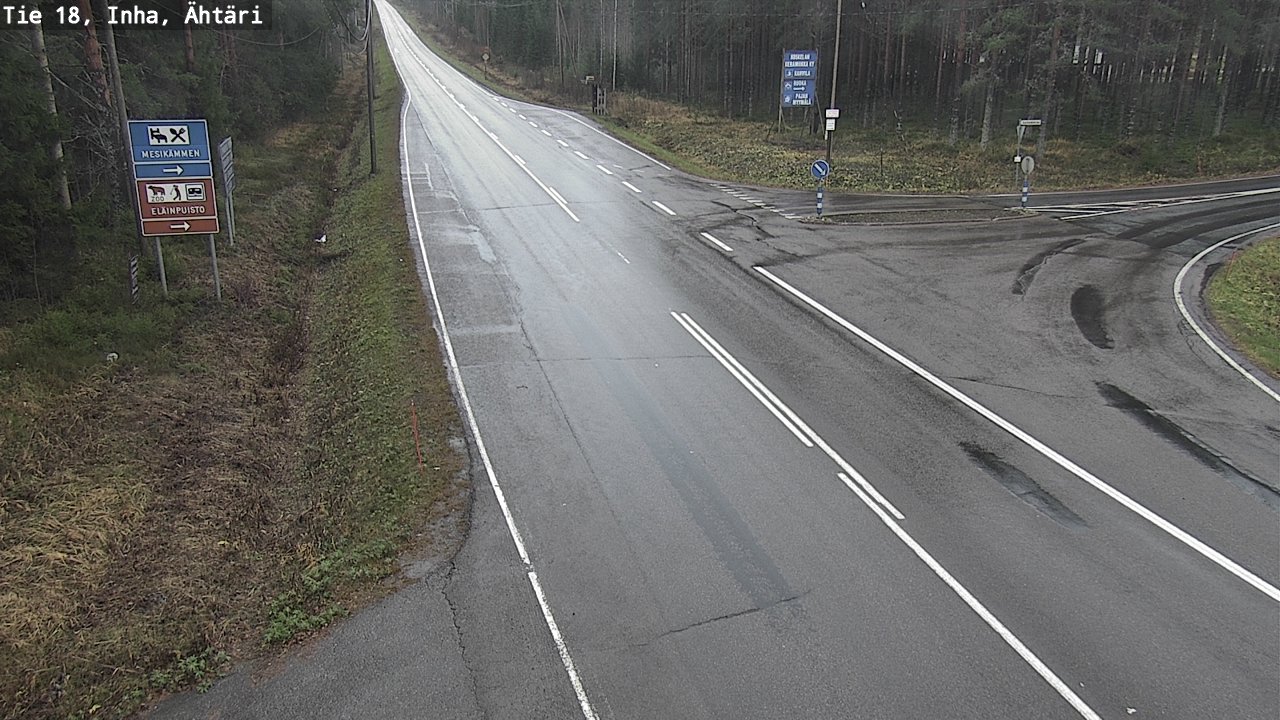 Weather Camera Image Road 18 ÄhtäriInha, Ähtäri, Etelä-Pohjanmaa