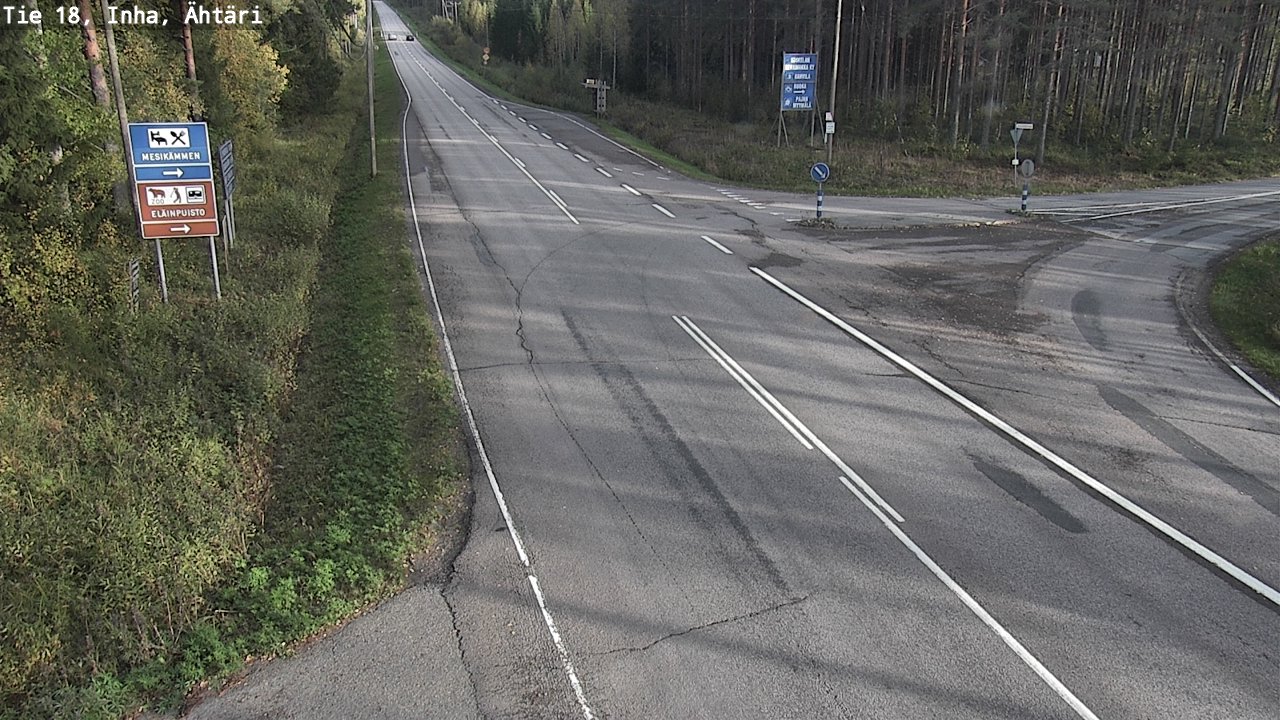 Weather Camera Image Väg 18 Etseri, Inha, Ähtäri, Etelä-Pohjanmaa