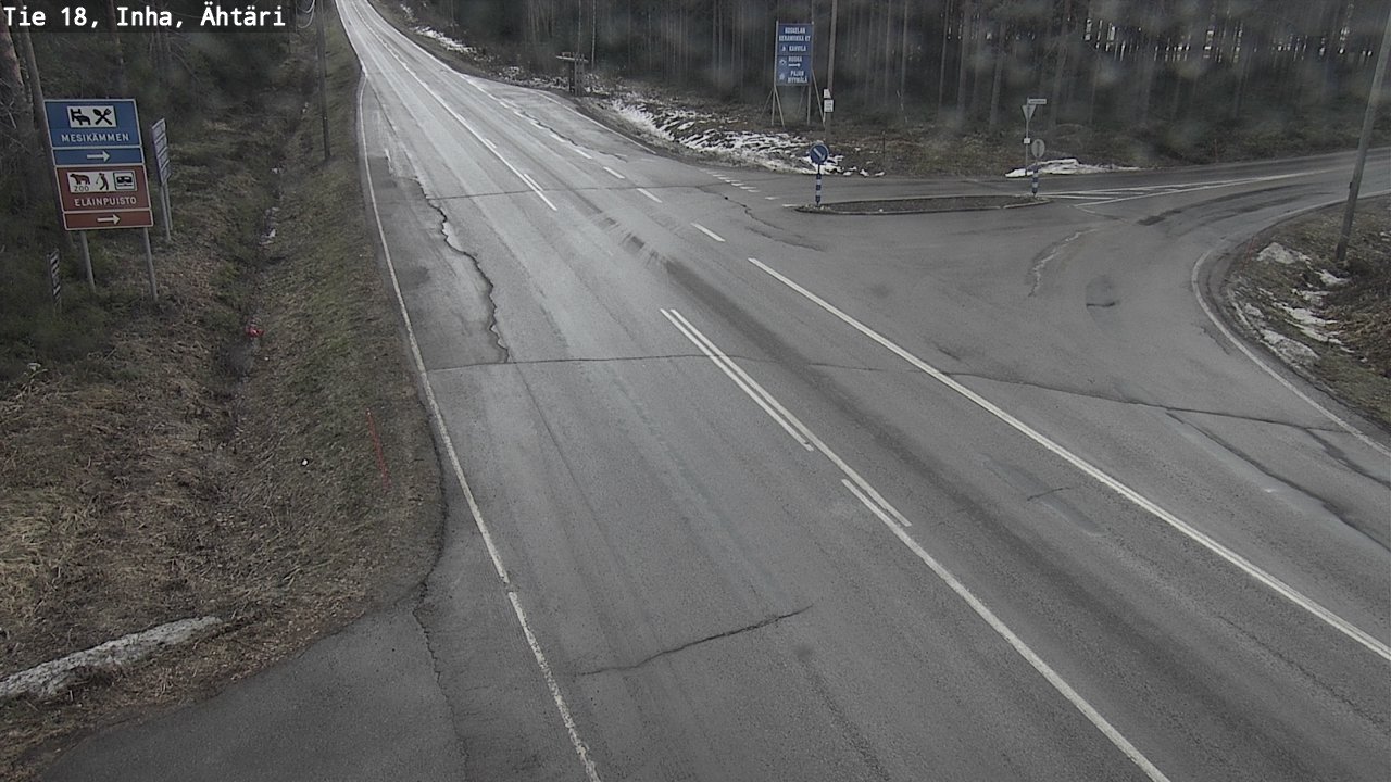Weather Camera Image Road 18 ÄhtäriInha, Ähtäri, Etelä-Pohjanmaa