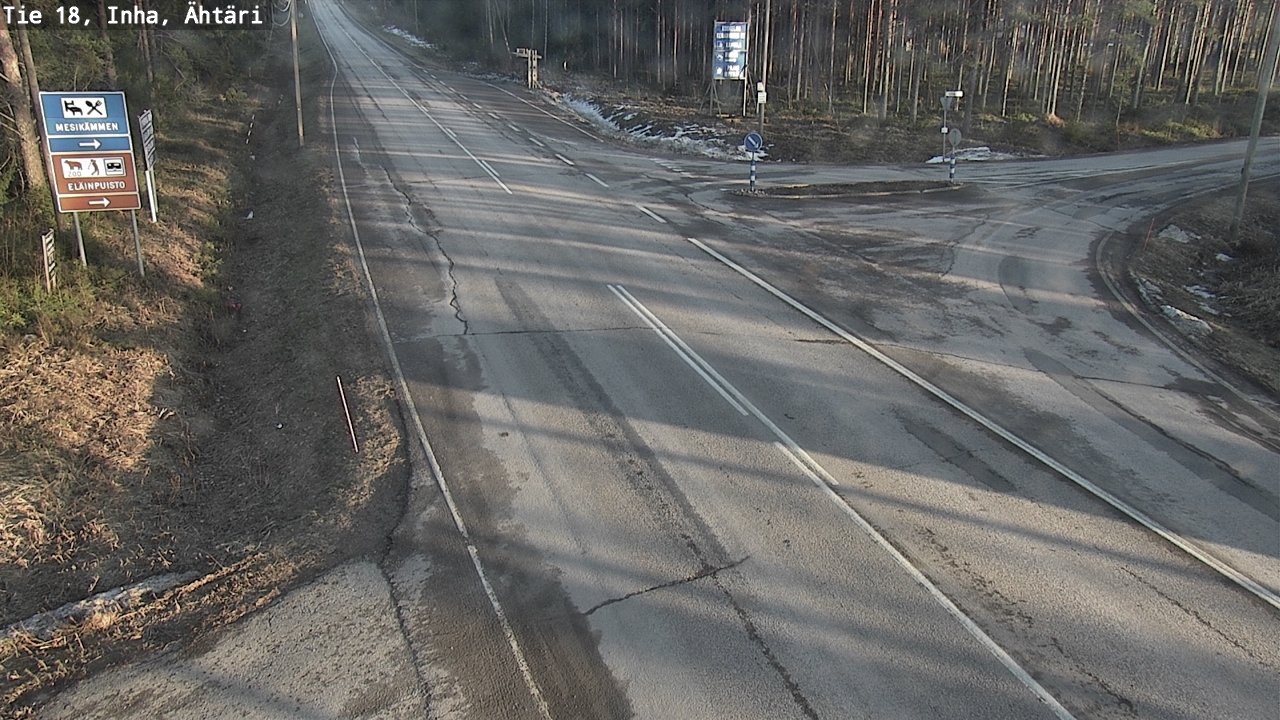Weather Camera Image Väg 18 Etseri, Inha, Ähtäri, Etelä-Pohjanmaa