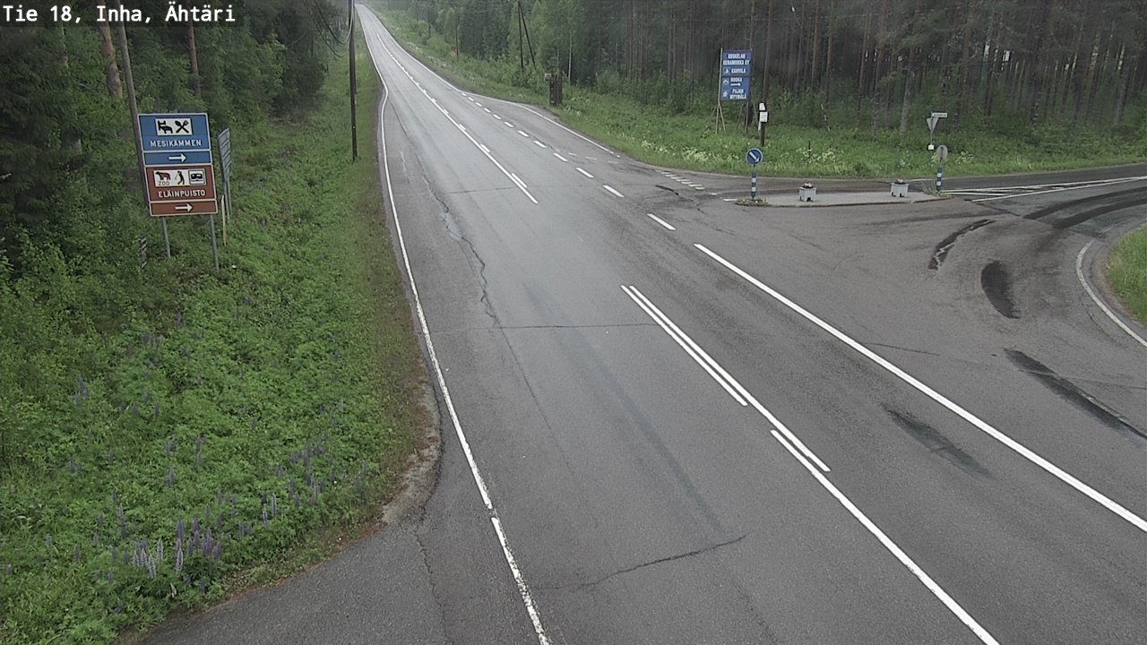 Weather Camera Image Road 18 ÄhtäriInha, Ähtäri, Etelä-Pohjanmaa
