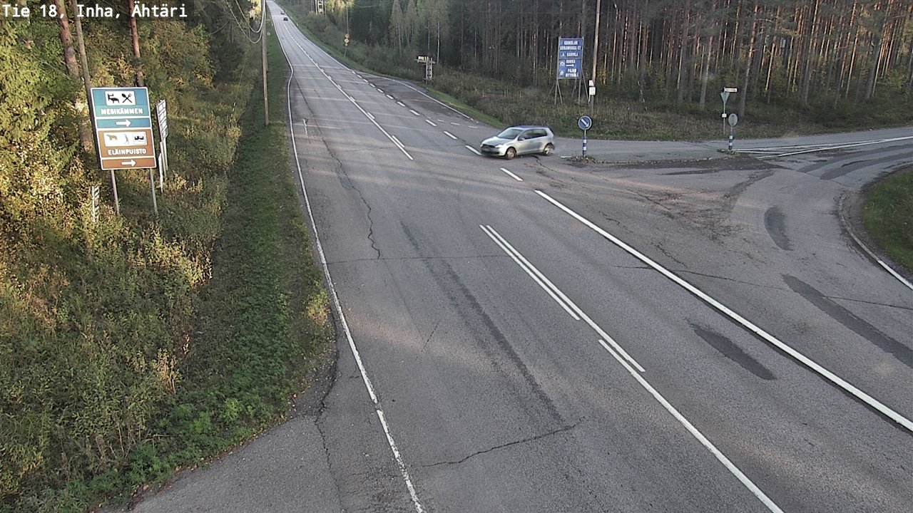 Weather Camera Image Väg 18 Etseri, Inha, Ähtäri, Etelä-Pohjanmaa