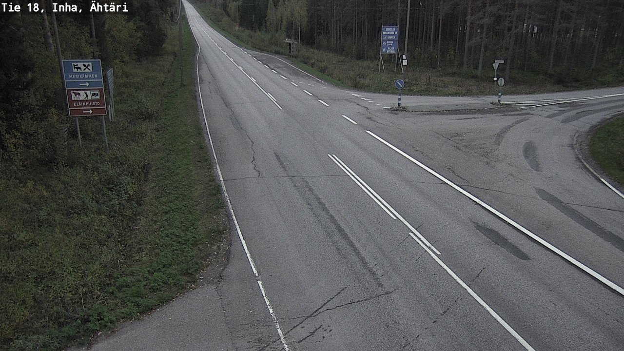 Weather Camera Image Väg 18 Etseri, Inha, Ähtäri, Etelä-Pohjanmaa
