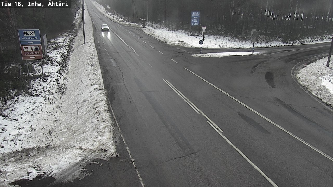 Weather Camera Image Road 18 ÄhtäriInha, Ähtäri, Etelä-Pohjanmaa
