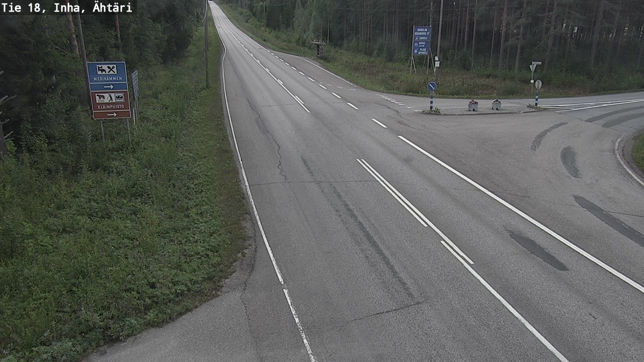 Weather Camera Image Väg 18 Etseri, Inha, Ähtäri, Etelä-Pohjanmaa