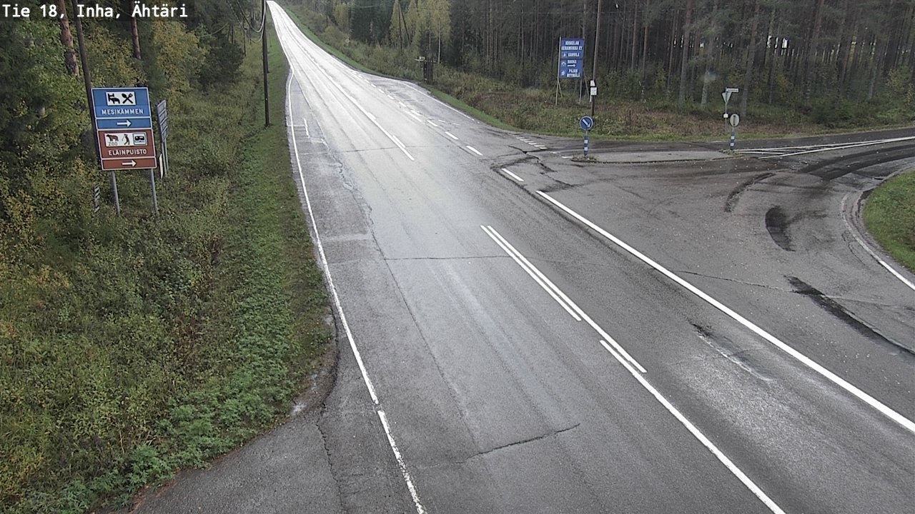 Weather Camera Image Väg 18 Etseri, Inha, Ähtäri, Etelä-Pohjanmaa