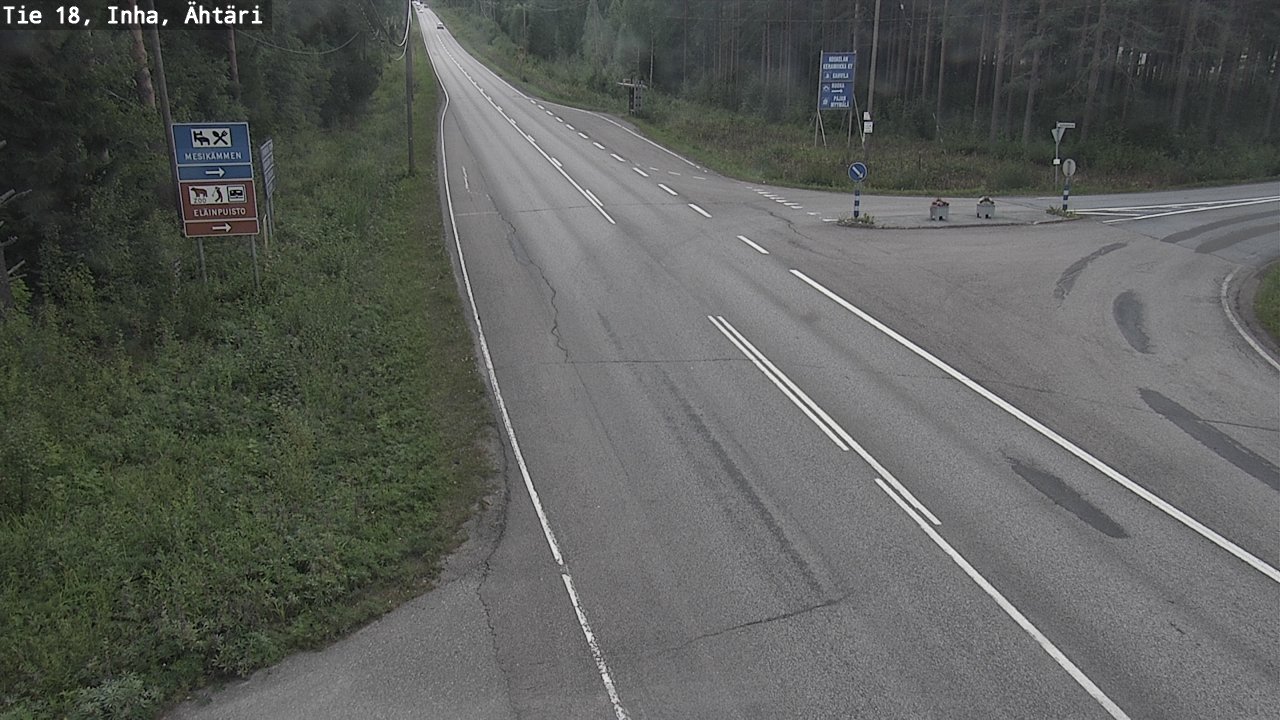 Weather Camera Image Road 18 ÄhtäriInha, Ähtäri, Etelä-Pohjanmaa