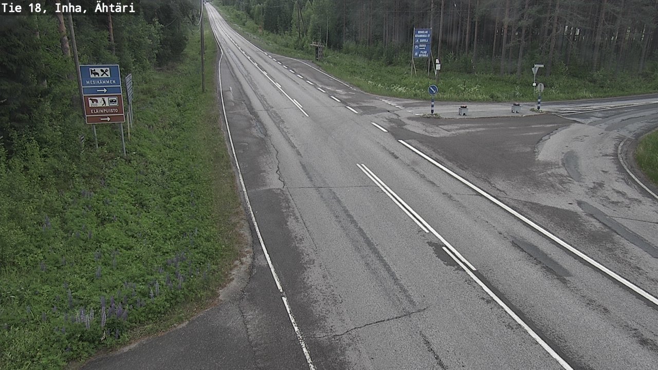 Weather Camera Image Road 18 ÄhtäriInha, Ähtäri, Etelä-Pohjanmaa