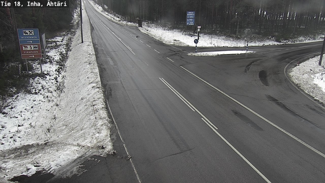 Weather Camera Image Road 18 ÄhtäriInha, Ähtäri, Etelä-Pohjanmaa