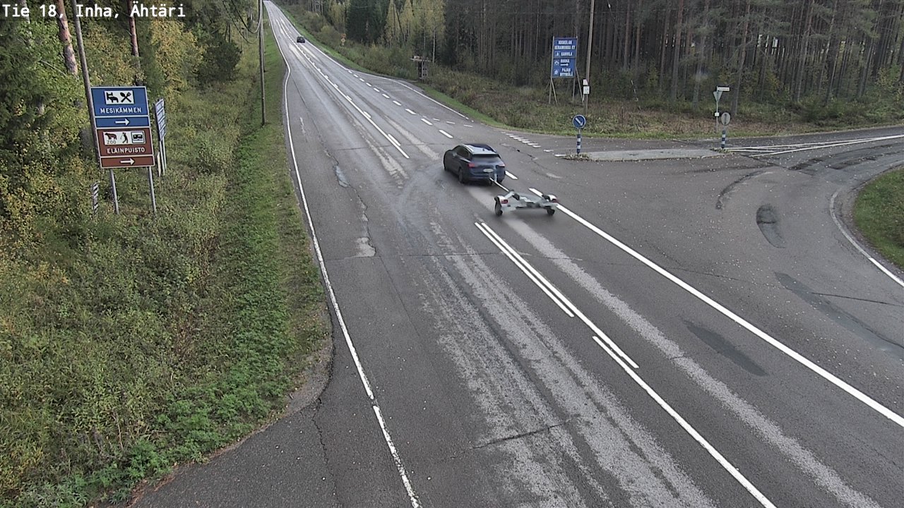 Weather Camera Image Väg 18 Etseri, Inha, Ähtäri, Etelä-Pohjanmaa