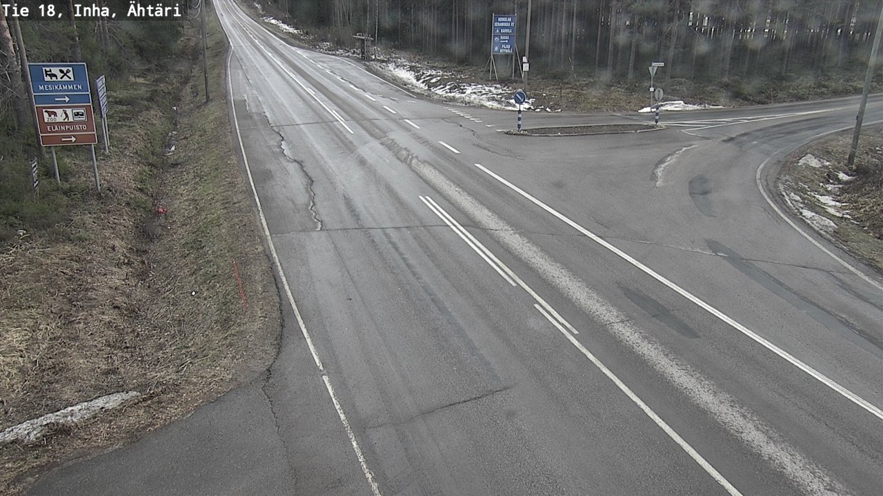 Weather Camera Image Road 18 ÄhtäriInha, Ähtäri, Etelä-Pohjanmaa