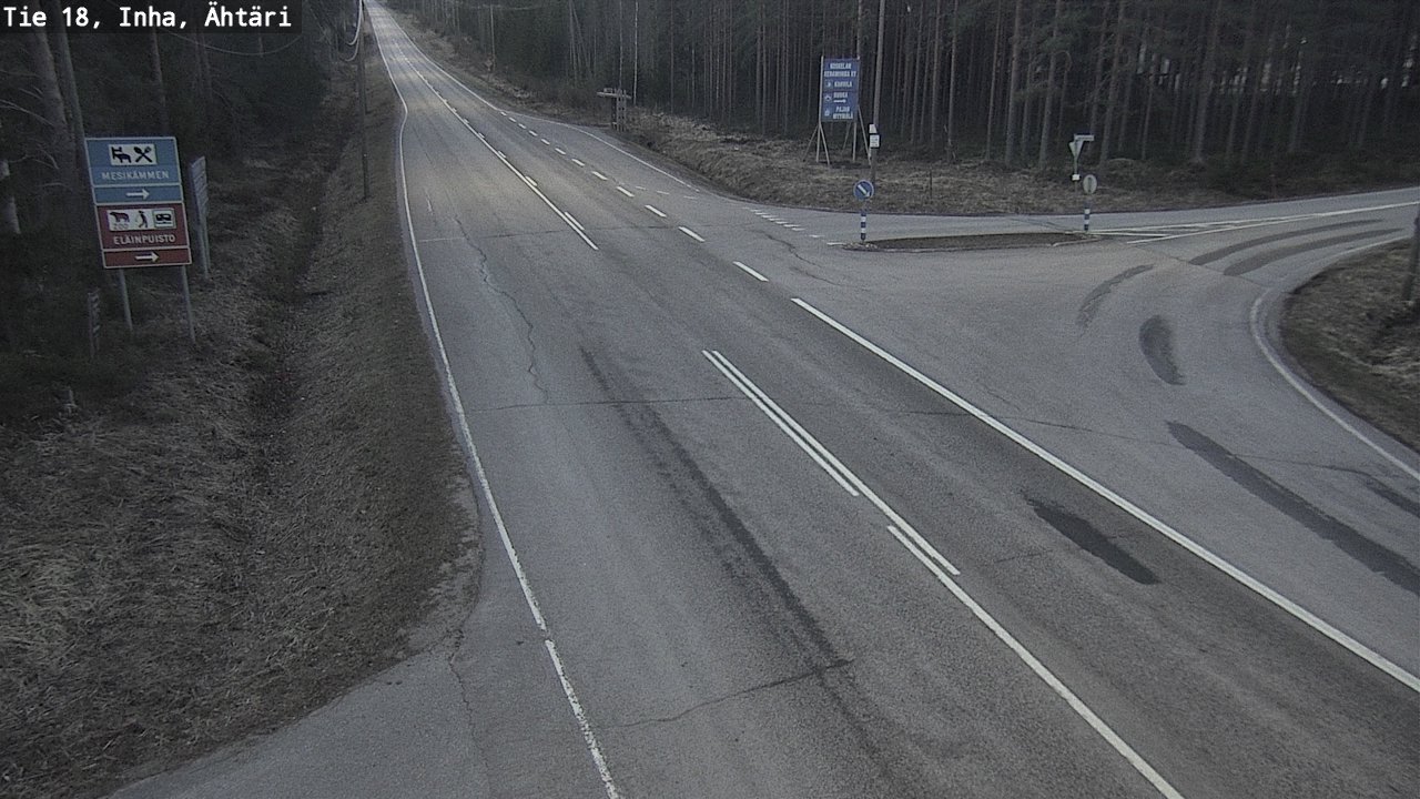Weather Camera Image Road 18 ÄhtäriInha, Ähtäri, Etelä-Pohjanmaa
