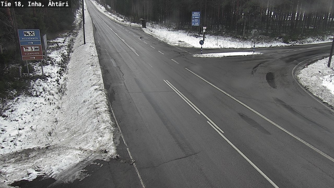 Weather Camera Image Road 18 ÄhtäriInha, Ähtäri, Etelä-Pohjanmaa